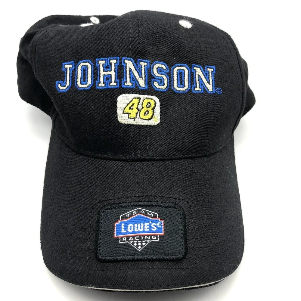 Winner's Circle Jimmie Johnson Baseball Hat Cap Lowes Team Racing Adjustable EUC